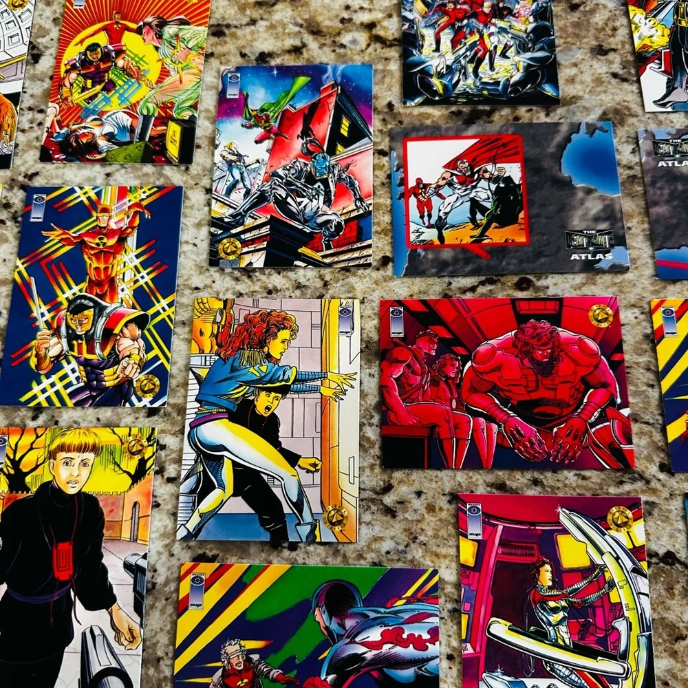 DC Comic Vibrant Vintage Comic Book Trading Cards Collection